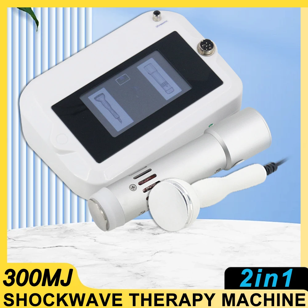 Shockwave Therapy Machine Pain Relief Ultrasound Physiotherapy Device 300MJ Shock Wave Equipment Chronic Pain ED Treatment