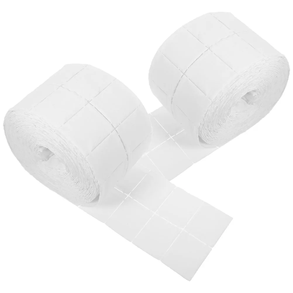 2 لفات مناشف ورقية لغسل الأظافر، وسادات تفريغ مانيكير ناعمة خالية من الوبر، عالية الامتصاص، محمولة للعناية بالأظافر للسفر المنزلي #6