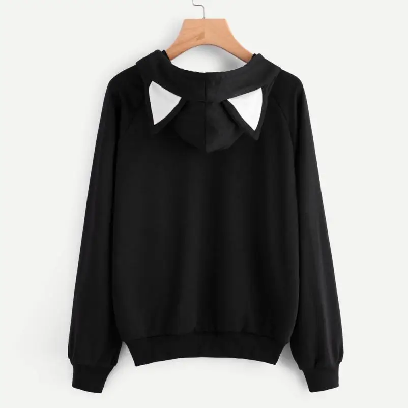 เสื้อฮู้ดดี้ลายแมวน่ารักสไตล์ Y2K สำหรับผู้หญิง ผ้าฟลีซบุขน มีกระเป๋าใส่สัตว์เลี้ยงขนาดใหญ่ ไซส์พลัส