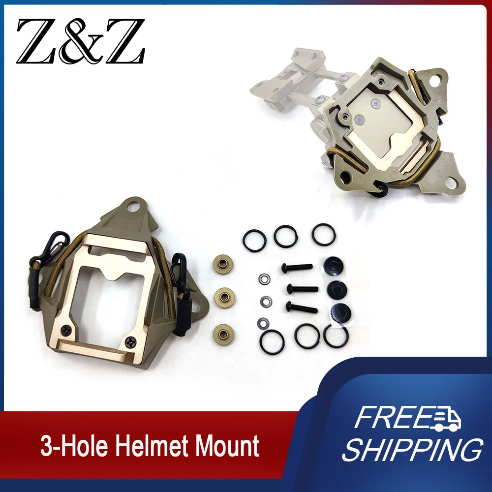 

Tactical Aluminum Helmet Shroud Modular Bungee Buckle for L4G24 L4G19 NVG Mount For Wea-pon Adapter Helmet Base