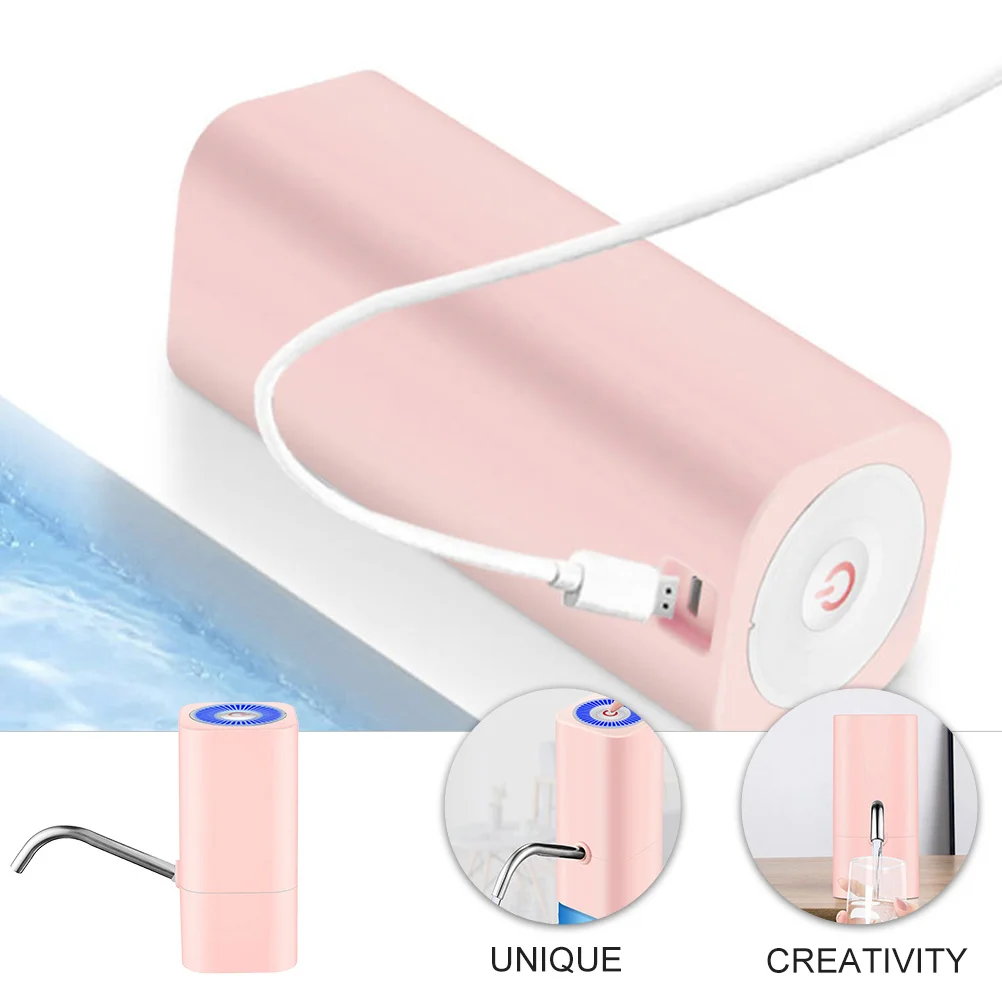 

Usb Charging Water Pump Portable Rechargeable Electric Barreled Water Pump For Home Office Outdoor Camping Use