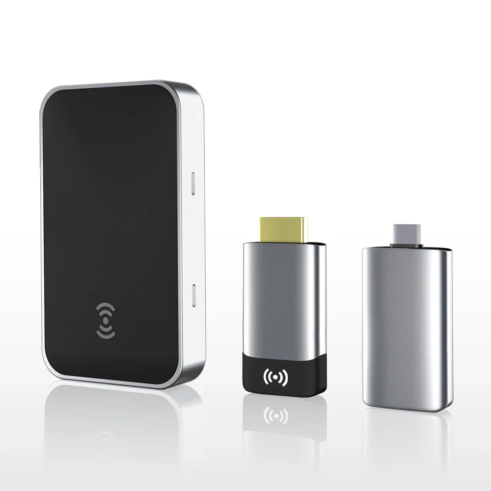 ชุดอุปกรณ์ส่งสัญญาณและตัวรับสัญญาณแบบ USB C Type-c พร้อมเทคโนโลยีการส่งสัญญาณแบบคลื่นมิลลิเมตรไร้สายความถี่ 60GHz ที่มีการขยายการส่งสัญญาณแบบ HD