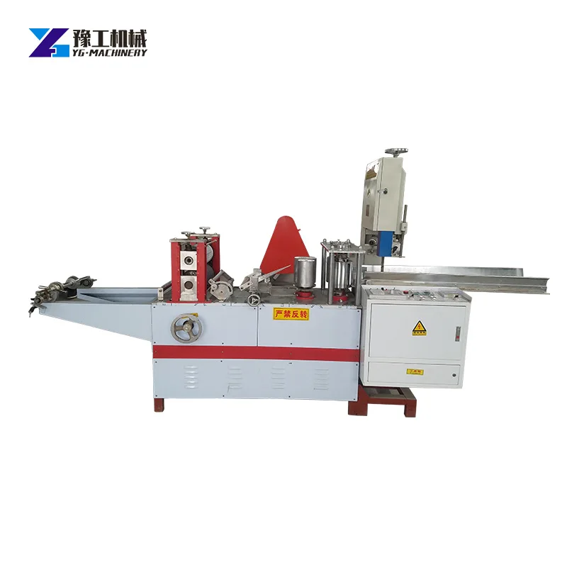 Factory Direct Restaurant Using Hand Napkin Folding Processing Production Line Small Paper Napkin Tissue Making Machine Supplier