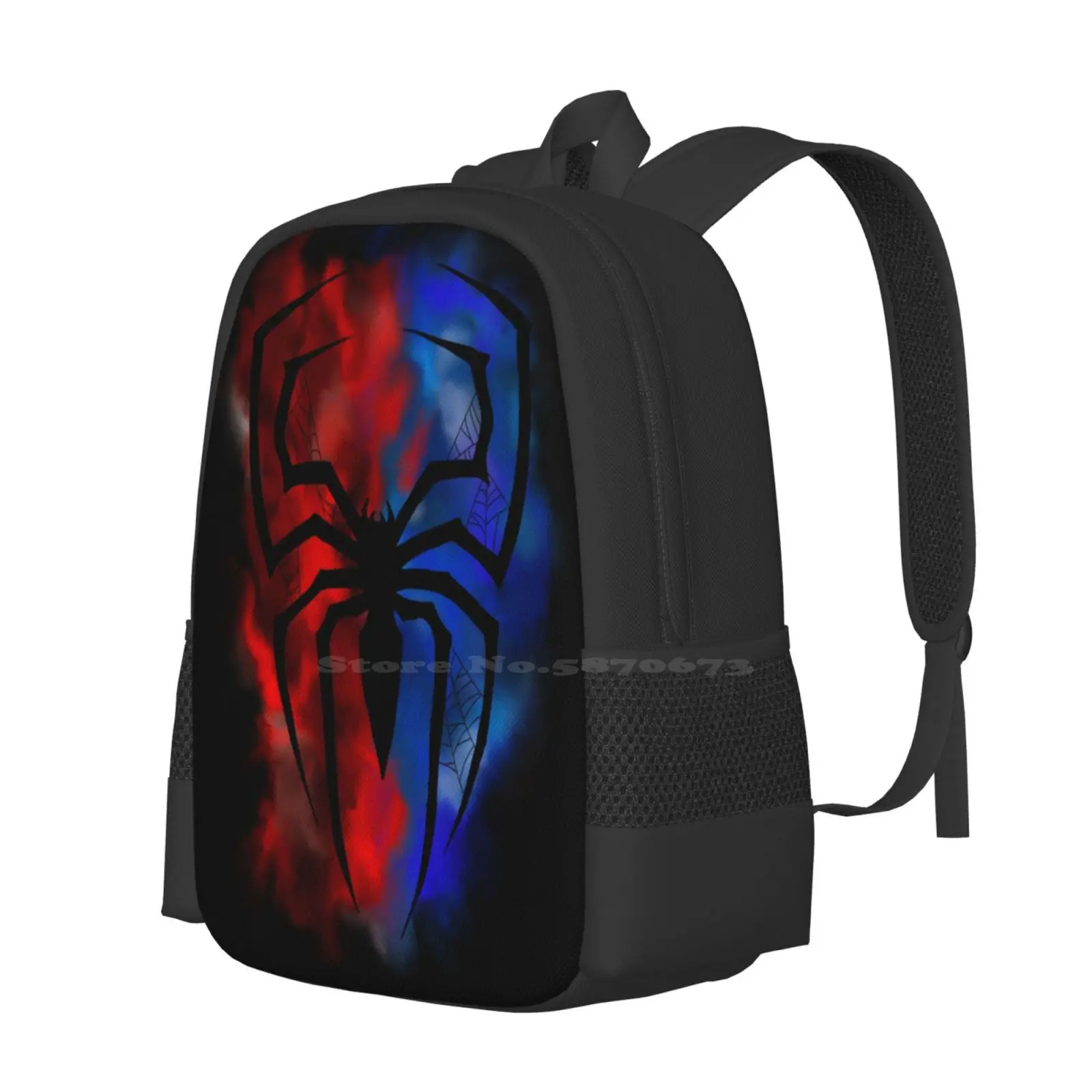 Smokey Spidey-mochila de diseño con estampado 3D, bolsa de estudiante, héroe, superpelícula, cómic, vengador