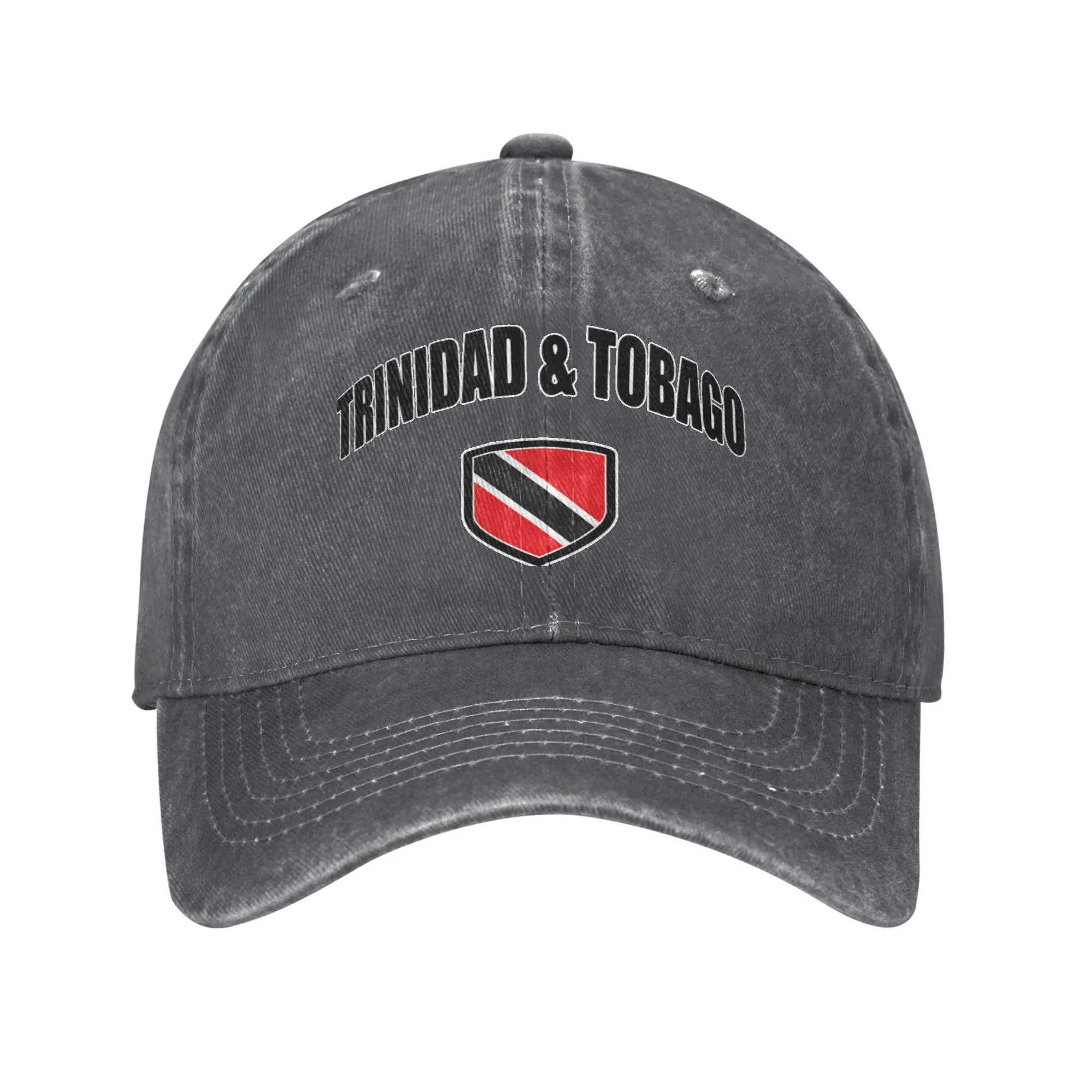 Fashion Trinidad and Tobago Sport With Patriotic Flag Shield baseball cap  Park Stroll Women's Cap 2021
