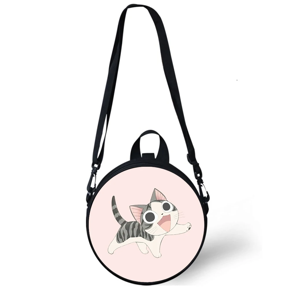 Cartoon Chi's Sweet Home Cute Cat Child kindergarten Bag 3D Print Shoulder Bags For School Women Mini Round Bagpacks Rugtas Bag