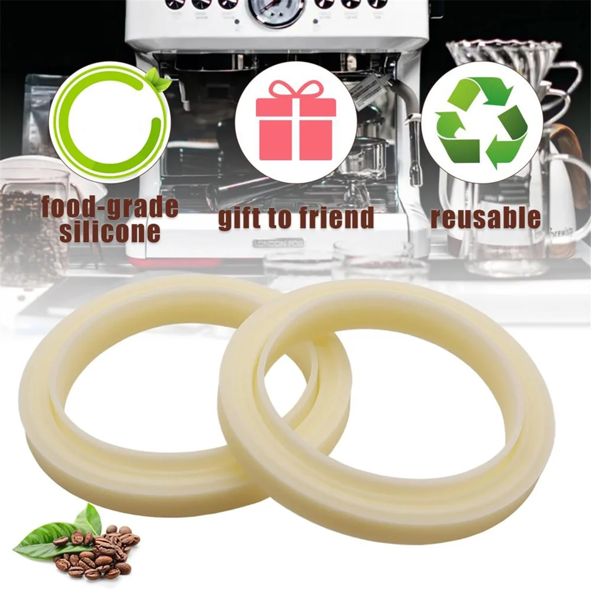 For Espresso Machines Series 8 54mm Brew Coffee Machine Accessories Gasket Replacement Parts-A70Z