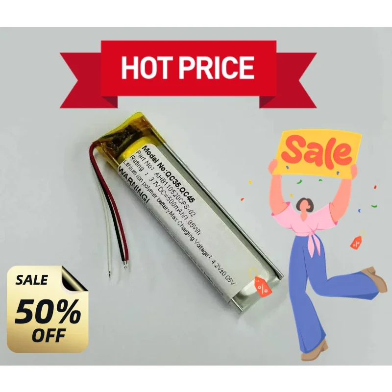 

For Bose QC35 QC45 AHB110520CPS-02 QuietComfort Nc700 792200-0010 Bluetooth Headset Battery Headphone