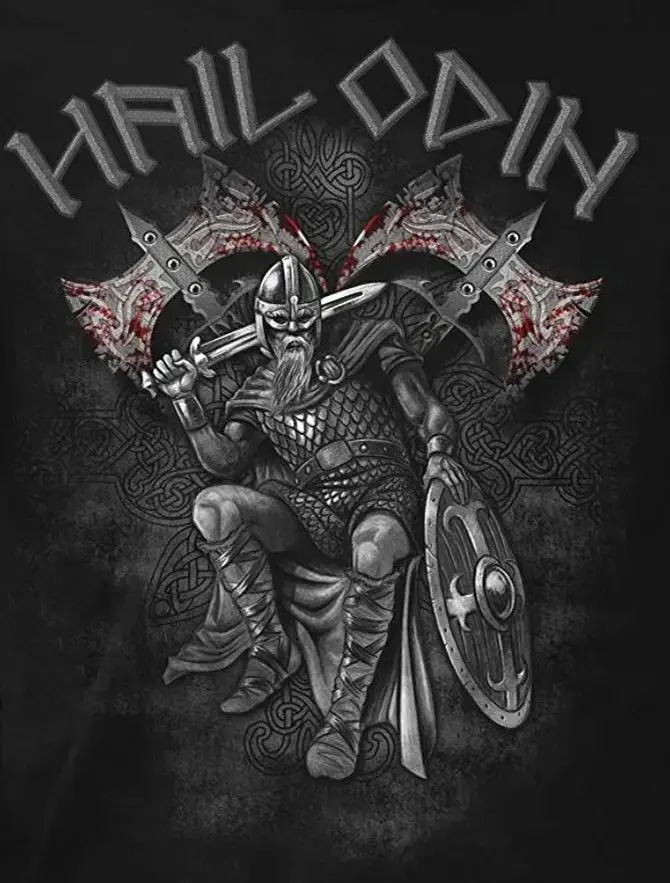 

Nordic warriors. Norse Myth Warrior T-Shirt 100% Cotton O-Neck Summer Short Sleeve Casual Mens T-shirt Size S-3XL