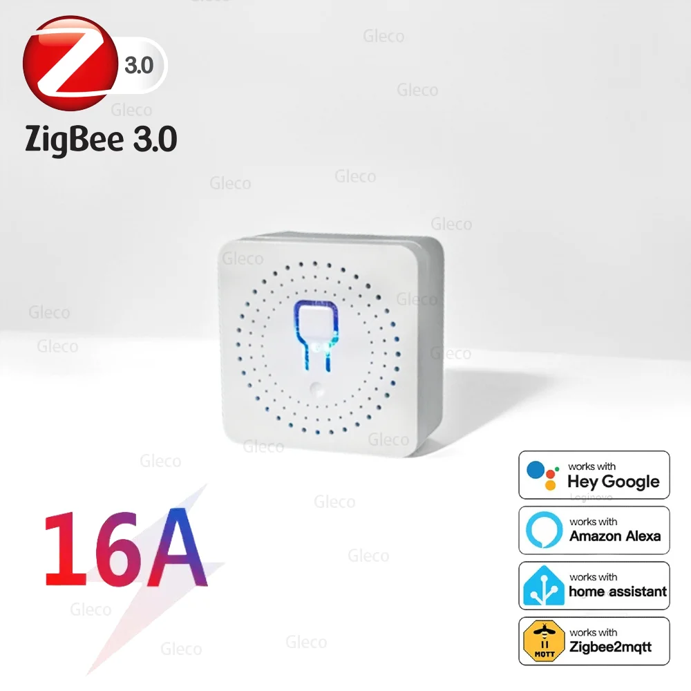 

Zigbee 3.0 Mini Smart DIY Switch 2-стороннее управление Умный дом 16A Релейный автоматический выключатель работает с Alexa Google Home Assistant