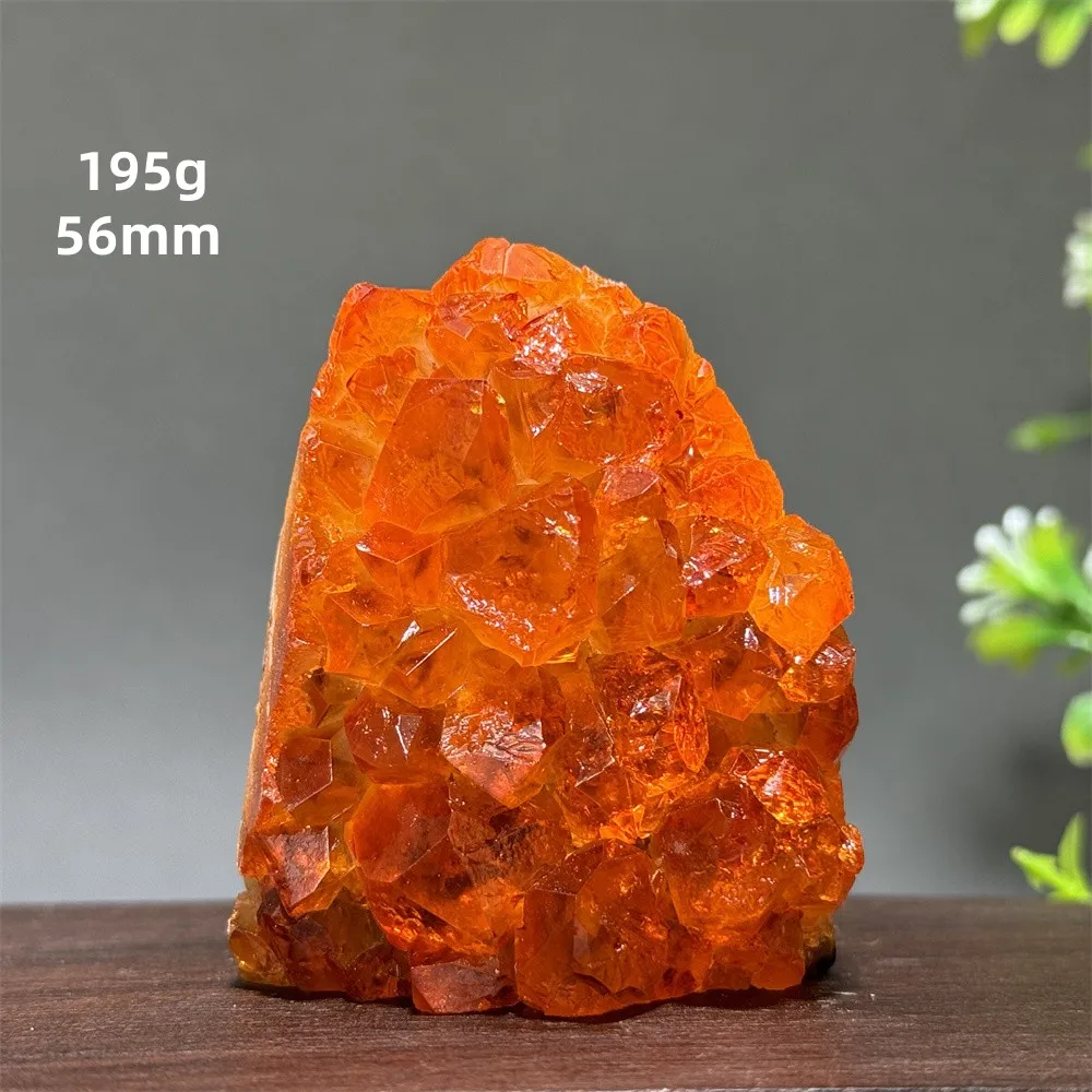 Brazil\'s High-Quality Citrine  Cave Mineral Specimen Home Office Wealth Decoration Gift Reiki Therapy Spiritual Meditation