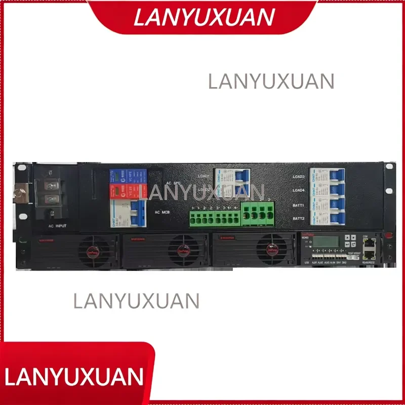 220V aecom 5U embedded power system supplyc 48VDC rectifier power supply 48V dc to 220V ac inverter 200A tel