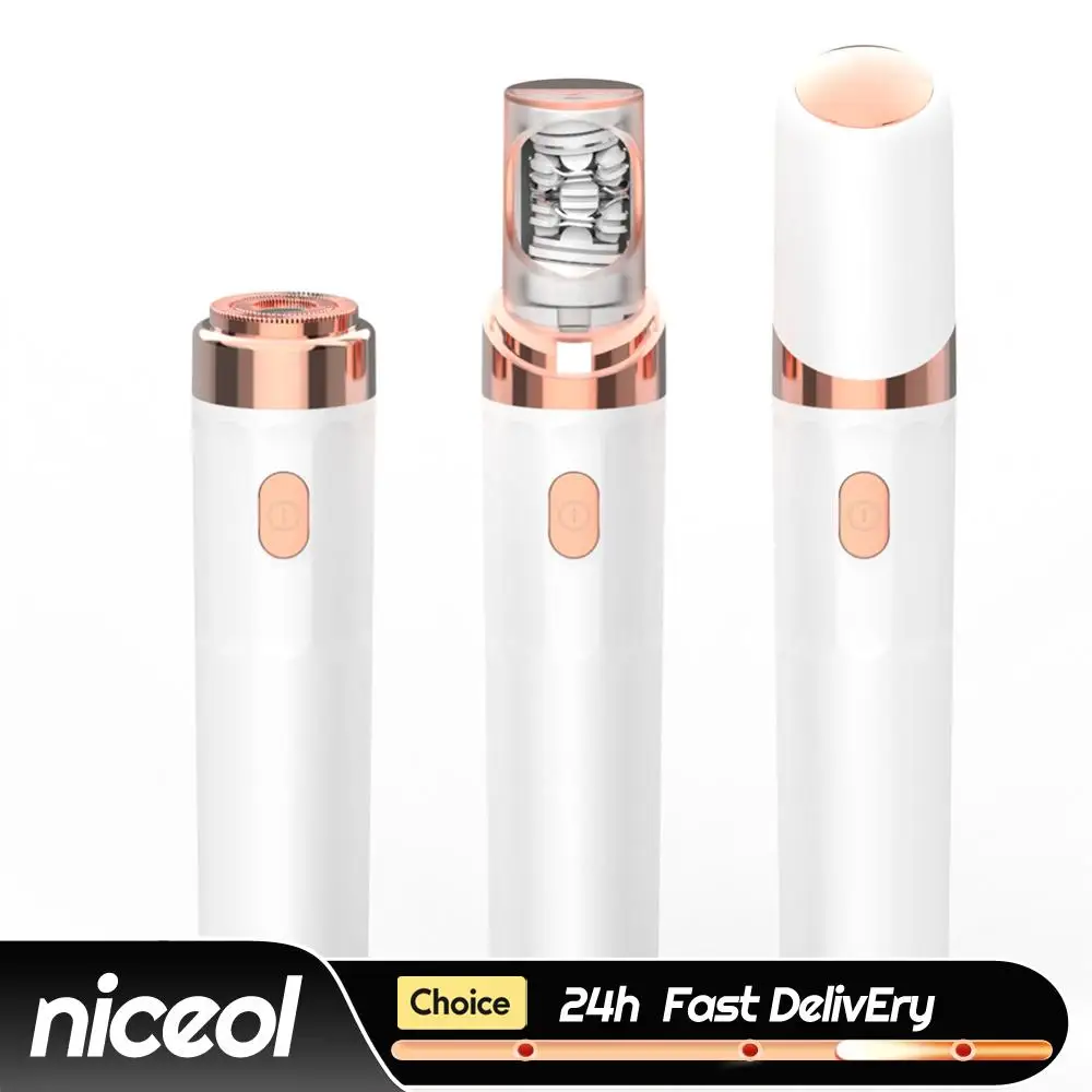 

Electric Women Facial Epilator Rechargeable Hair Removal Epilator Painless Facial Hair Epilator for Face Armpit Back Leg