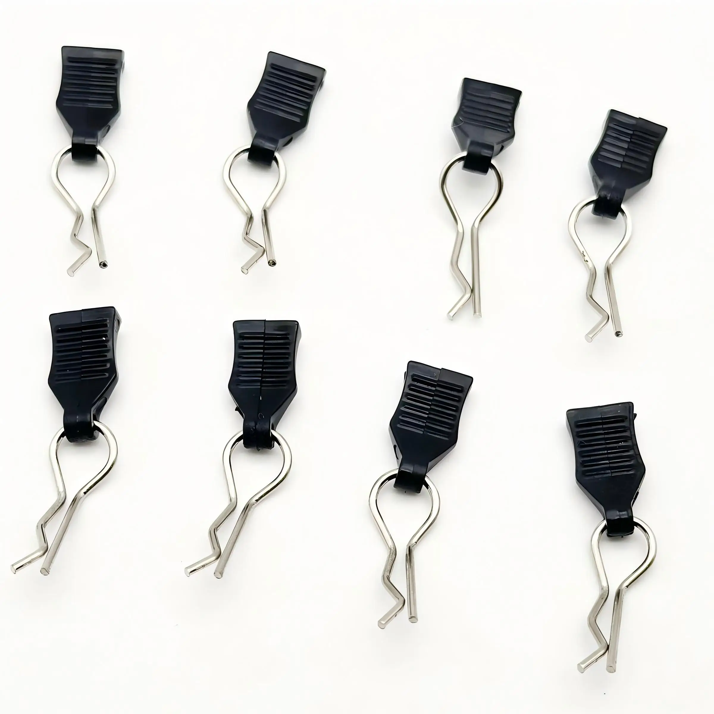 

Универсальный набор металлических клипс-фиксаторов (R-образные клипсы) для радиоуправляемых моделей 1/8, 1/10, 1/12, 1/16: для автомобилей, грузовиков, багги, лодок. Запасные части.
