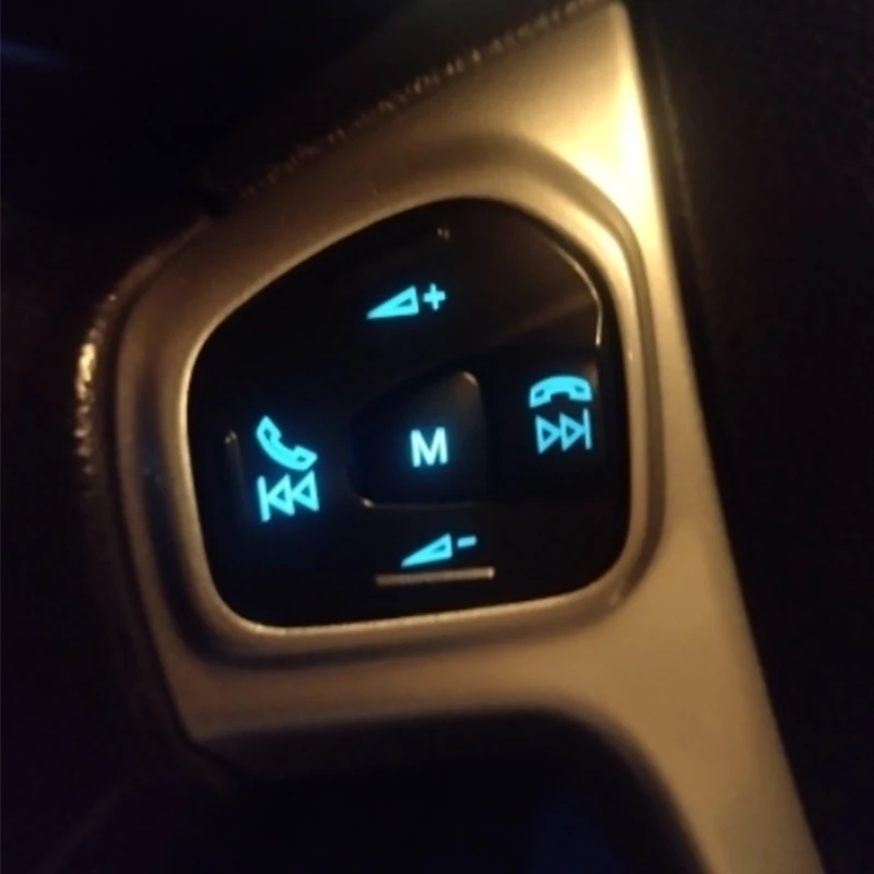 Car Audio Volume Steering Wheel Button Cruise Control Switch M ON Button For Ford Escort Fiesta MK7 MK8 ST Ecosport 2013 - 2015 view 6