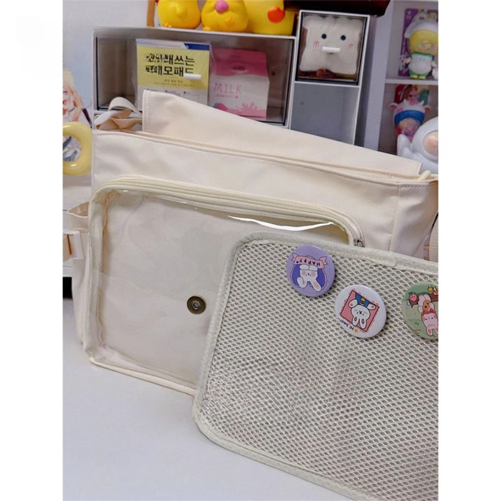 Nuovo 2024 Kawaii Itabag donna Messenger Bag School Girls Book borse a tracolla trasparenti donna Ita Bag Cover spalla Bolso Mujer