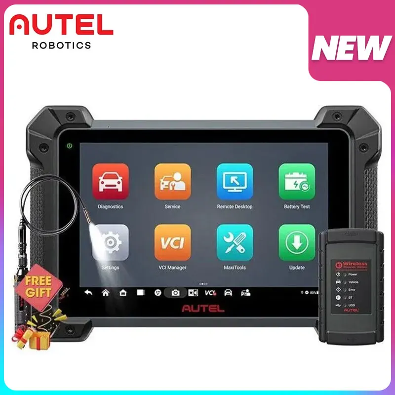 2024 Diagnosis Autel MaxiCOM MK908II Car Diagnostic Tools Bi-directional Control Scanner OBD2 Automotive OBD2 ECU Coding Tool