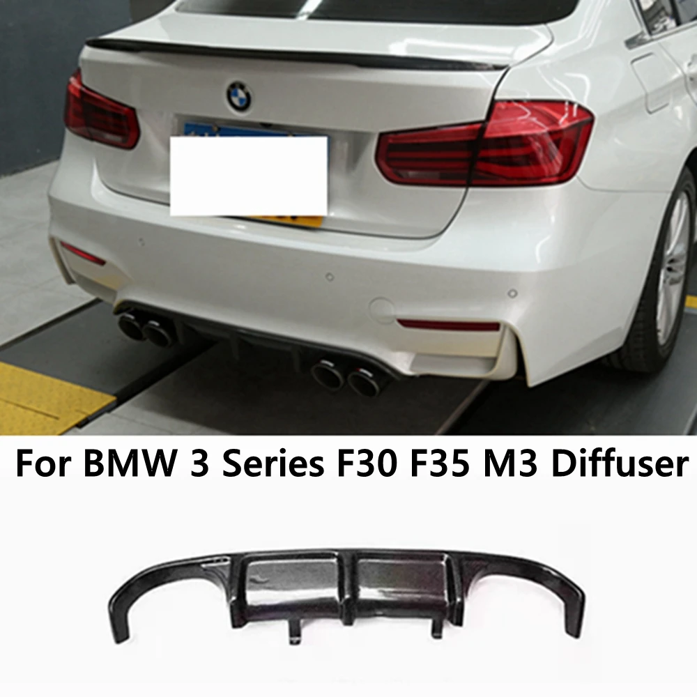 

For BMW 3 Series F30 F35 AN M3 Body Kit Diffuser SPOILER MP styling real carbon fiber2012-2015