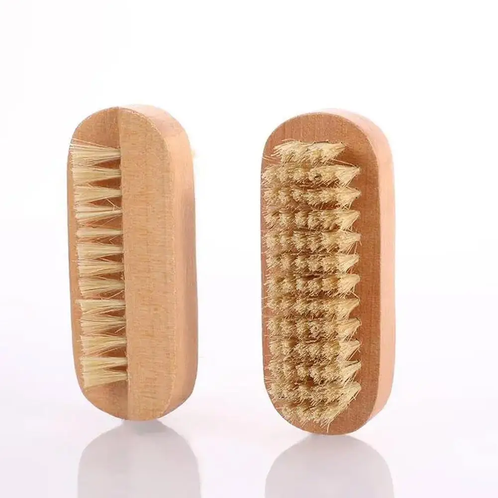 Escova de limpeza de unhas escova de cerdas escova de poeira remover cabelo de escova de unhas, superfície de cuidados de ferramenta w4l9