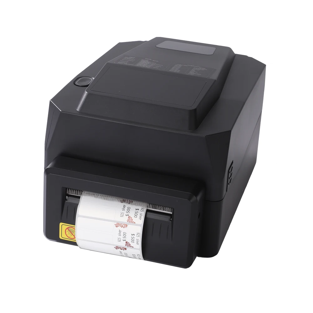 ATV&UTVNew 4inch Thermal Jewelry Label Printer 300DPI Thermal Transfer Label Printer with One Roll Jewelry Labels