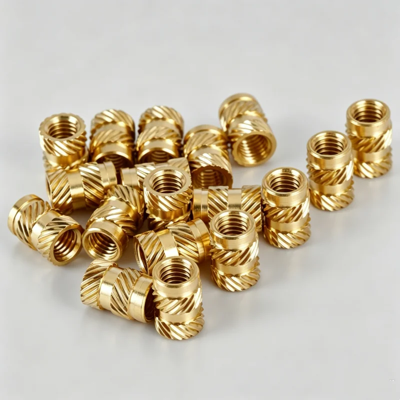 Brass Copper Embed Insert Nut Screw Kit Set M1.4M1.6 M2 M2.5 M3 M4 M5 M6 for Heat Melt Injection 3D Print Twill Knurled Thread