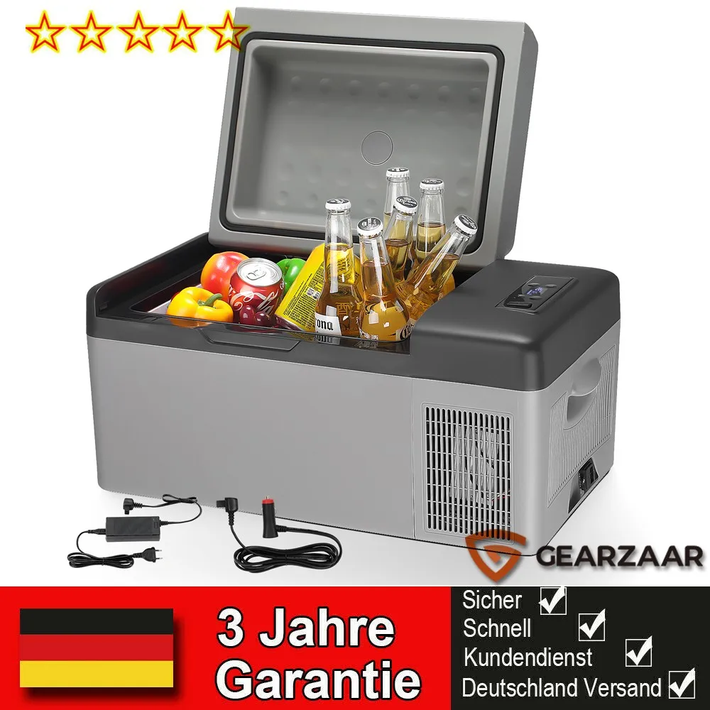 Kompressor Kühlbox 20L Mini Kühlschrank Auto Camping Gefrierbox APP 12V/230V
