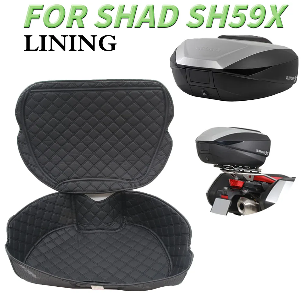 

For SHAD SH59X SH 59X SH59 X Motorcycle Rear Trunk Case Liner Luggage Box Inner Rear Tail Seat Case Bag Lining Pad Accessories