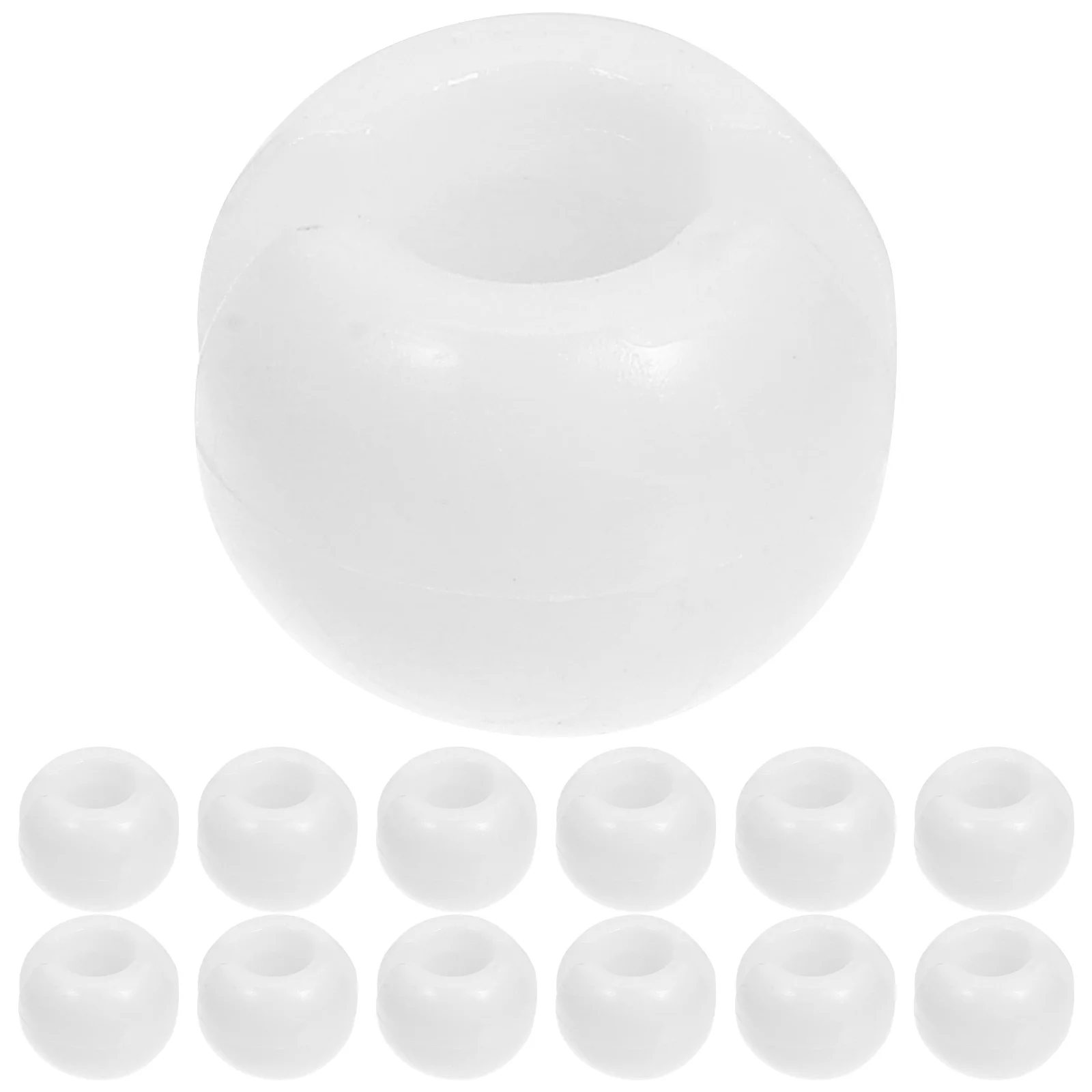 25 قطعة سلسلة الخرز بوم العمياء توقف تعزز الأداء منع ترهل صالح متعددة النوافذ المنزل مطرز سلسلة تجعيد توقف #4