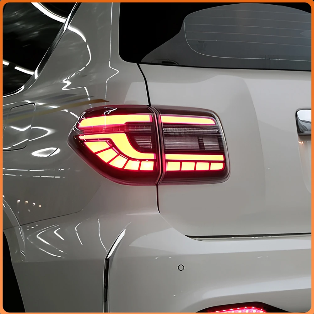 

LED Car Taillights Assembly For Nissan Patrol 2008-2018 Startup Animation Rear Lamps Plug and Play High Quality Auto Accessories