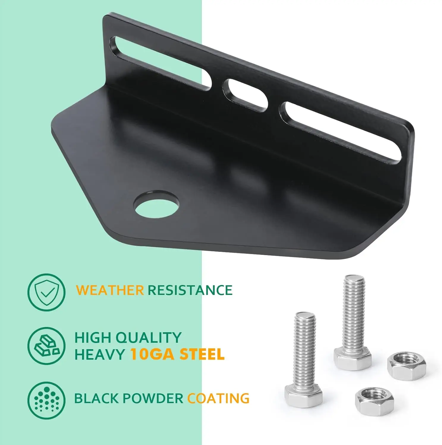 Universal Trailer Hitch Replacement With Installation Hardware 3/4 Inch Hole For Mowers Lawn Tractors Towing Cargo ATV