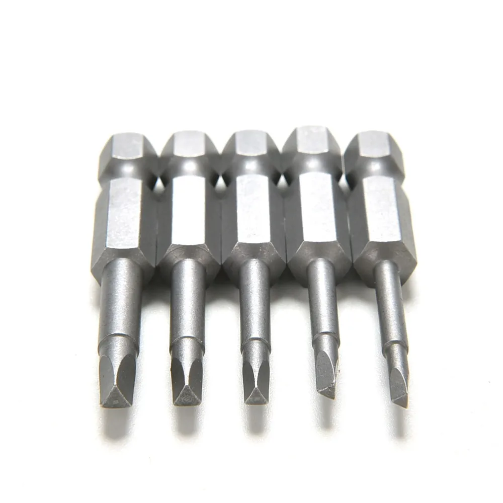 (Ce14)5Pcs S2 Alloy Steel Triangular Screw Bits Magnetic Screwdriver Bit Anti Slip Triangle Screw Head 1.8/2/2.3/2.7/3mm
