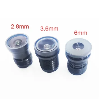 Marviosec 5MP 1/2,7 İnç M12 Arayüzü 2,8 / 3,6 / 6 mm HD CCTV IP Ağ Kamerası için Opsiyonel Sabit Lens, Mükemmel Kalite