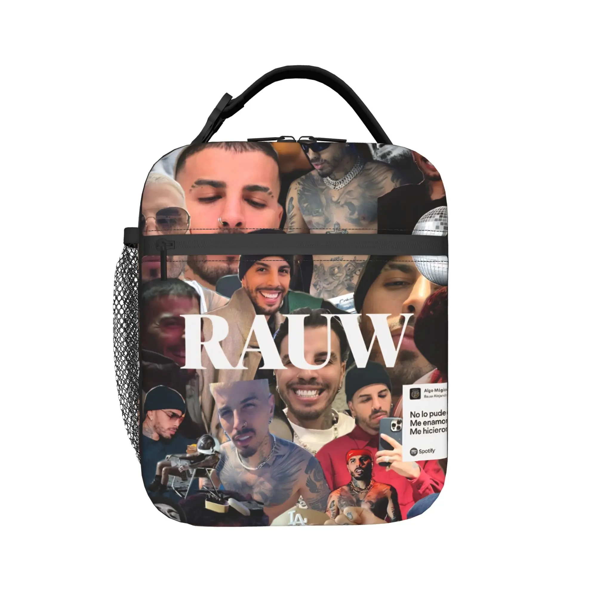 Insulated Lunch Boxes Rauw Alejandro Singer Rapper Product  Lunch Container Unique Design Cooler Thermal Lunch Box For School