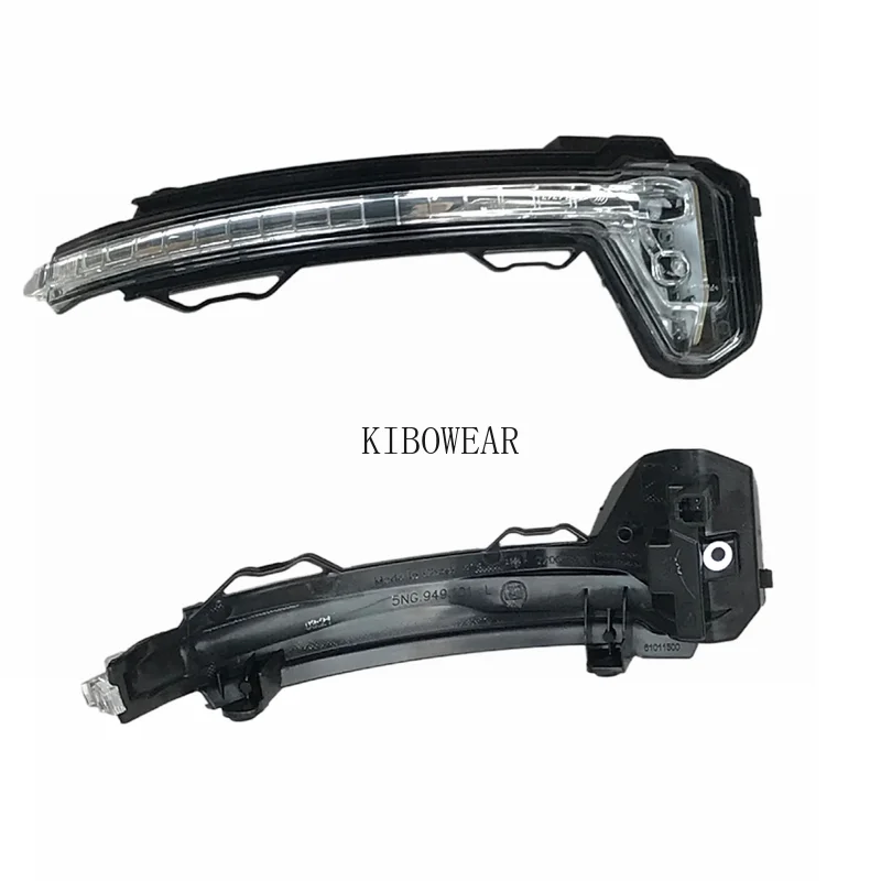 Side Mirror Frame Cover Glass trim Bottom For VW Tiguan 2017 2018 2019 2020 Auto Rearview replace Wing Cap trim turn signal - Image 1