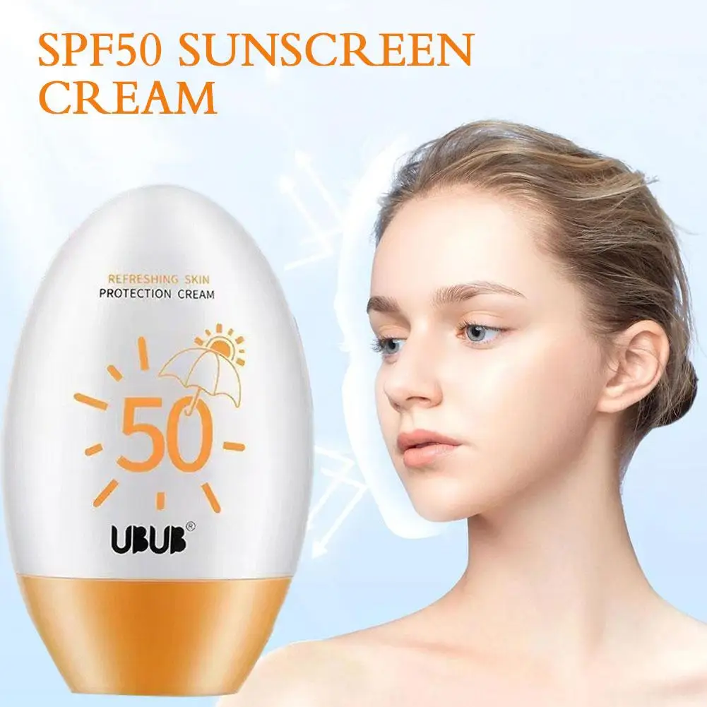 

SPF50 Sunscreen Cream Whitening Isolation Lotion Anti-UV Oil Refreshing new Water Lasting Moisturizing 50ml Control Facial C9Q1