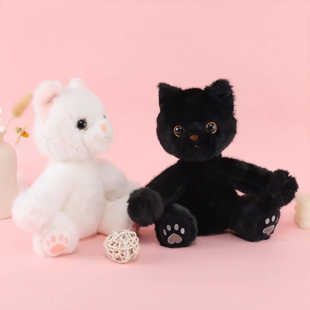 

Ask for A Hug Sitting Cat Plush Toy Spread Hands Big Eyes Cute Animal Plush Doll 25cm Stuffed Soft Cat Plush Pillow