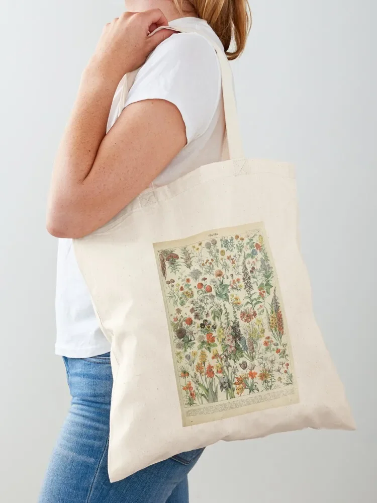 

Vintage Flower Poster 2 Tote Bag Large bags for women Women's beach bags bags woman 2025 Canvas shoulder bag