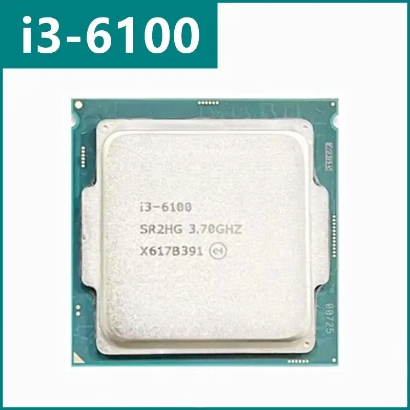 I3-6100 I3 6100 3.7 GHz Dual- Quad-Thread 51W LGA 1151