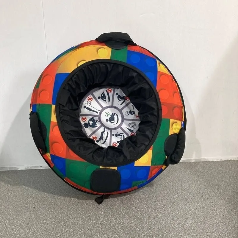 Direct Supply Inflatable Dry Land Slide Ring Rainbow Slide Drag Dry Slide Ring Thickened Inflatable Ski Ring