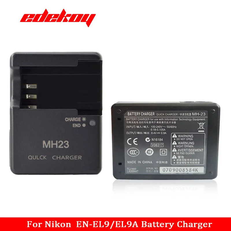 MH-23 MH23 Battery Charger For Nikon EN-EL9 ENEL9A Camera D40 D50 D60 D70 D300 D700 D5000 D5100 D3000