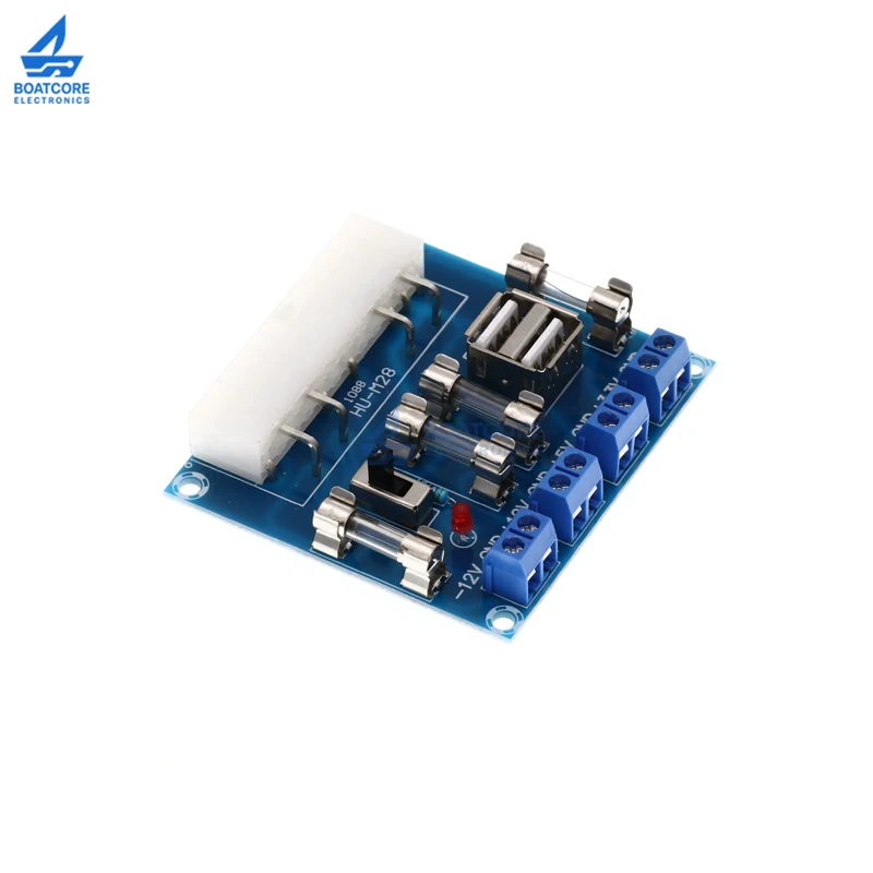 1PCS HU-M28W ATX Power Adapter Transfer Board Desktop PC Power Supply Test Module Power Circuit Outlet Module