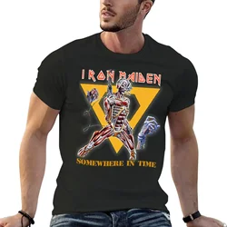 1986 I-r-on M-ai-den Somewhere In Time T-Shirt quick drying anime summer tops t shirts for men