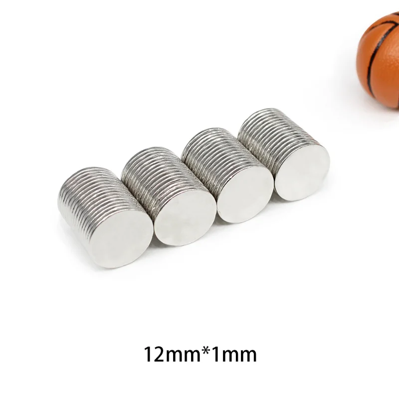 20/50/100/200/300/500PCS 12x1 Round Strong Powerful Magnets N35 Permanent Neodymium Magnet Disc 12x1mm 12*1 Thin Search Magnet