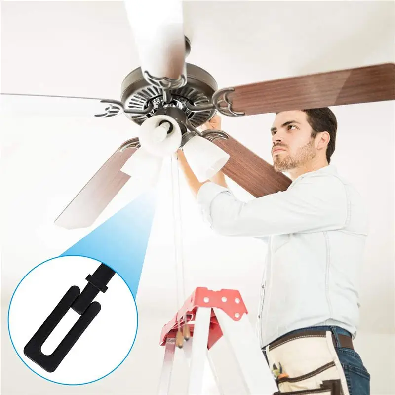 AEE3-8 Set Ceiling Fan Blade Balancing Kit Fan Weight Balancing Kit Include Balancing Clip And Self-Adhesive Metal 5GM Weight