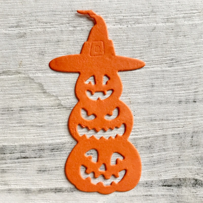 Halloween Pumpkin Witch Metal Cutting Dies Stencil DIY Scrapbooking Album Paper Card Template Mold Embossing Craft Decoration