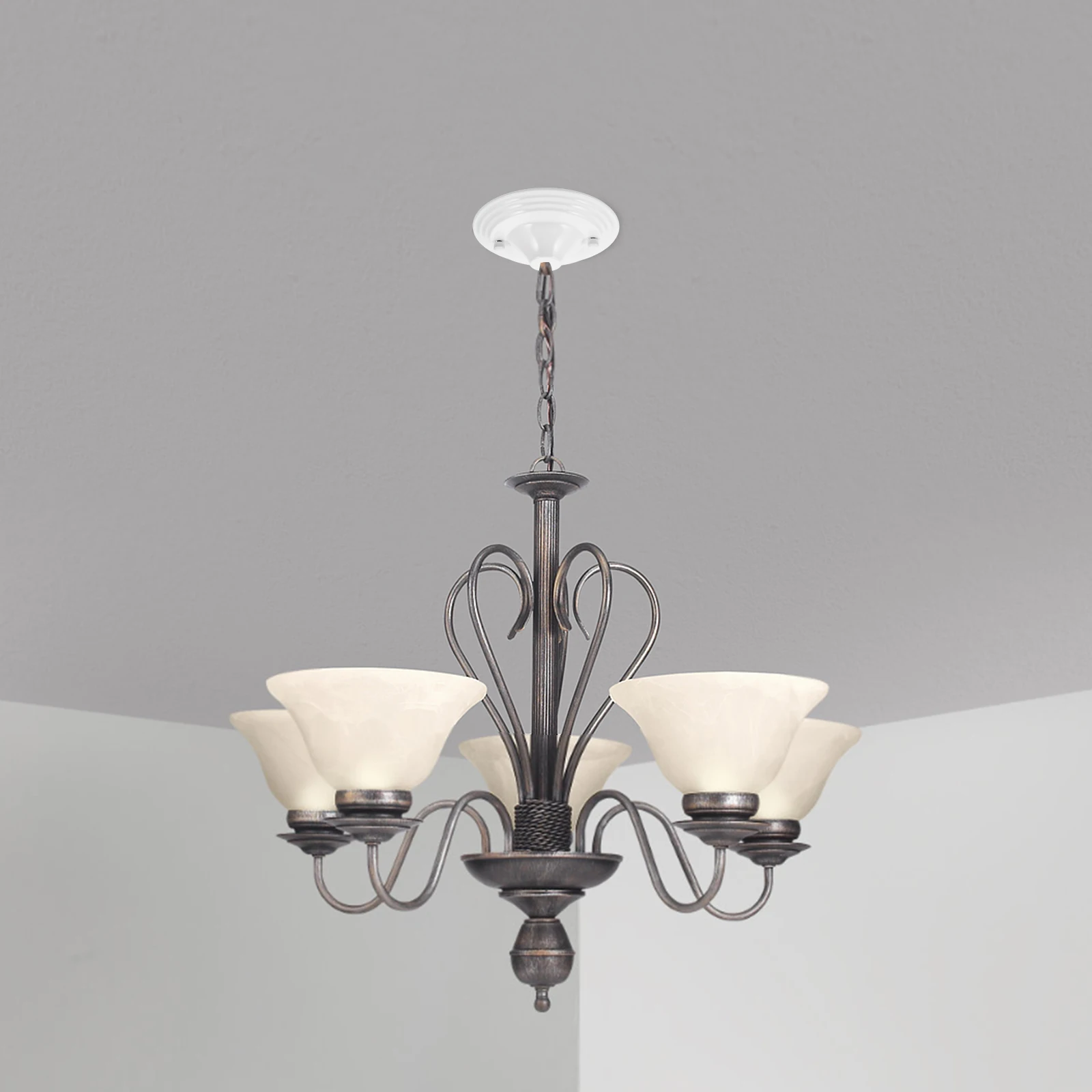 

Ceiling Light Cover Plates Lamp Mount Canopy Replacement Vintage Design Wear Resistant Easy Installation Home Office Hardware