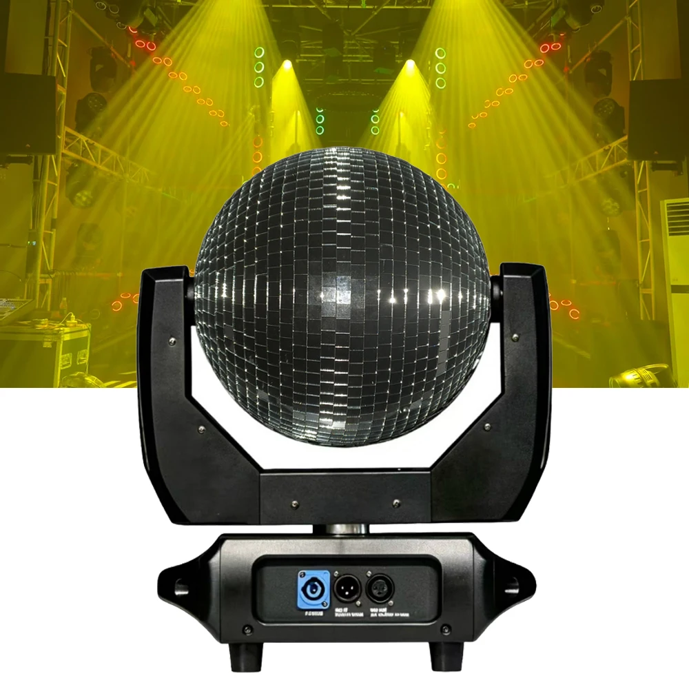 120W Disco Ball Moving Head Mirror Ball Light 120W DMX512 Rotating Disco Ball Stage Light for Party Bar KTV Club Wedding Show