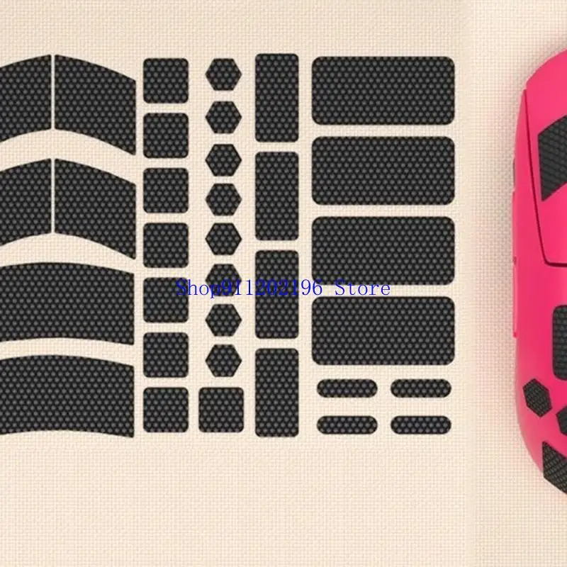 P82A Pack of 34 Not Slip Grip Tape Silicone for Mouse Keyboard Controller Accessory