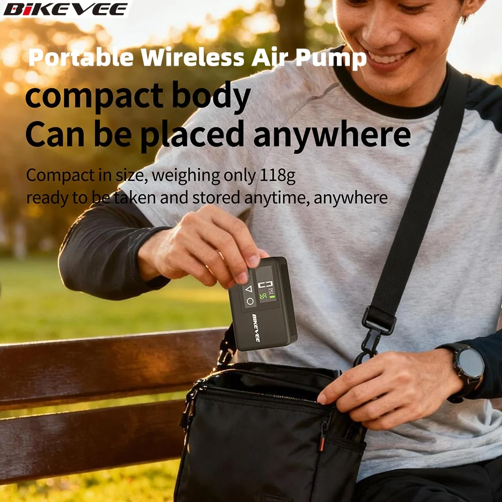 

Wireless Mini Electric Smart LCD Digital Tire Inflator Rechargeable Car Motorcycle Bicycle Balls Inflator Pump Portable Air Pump