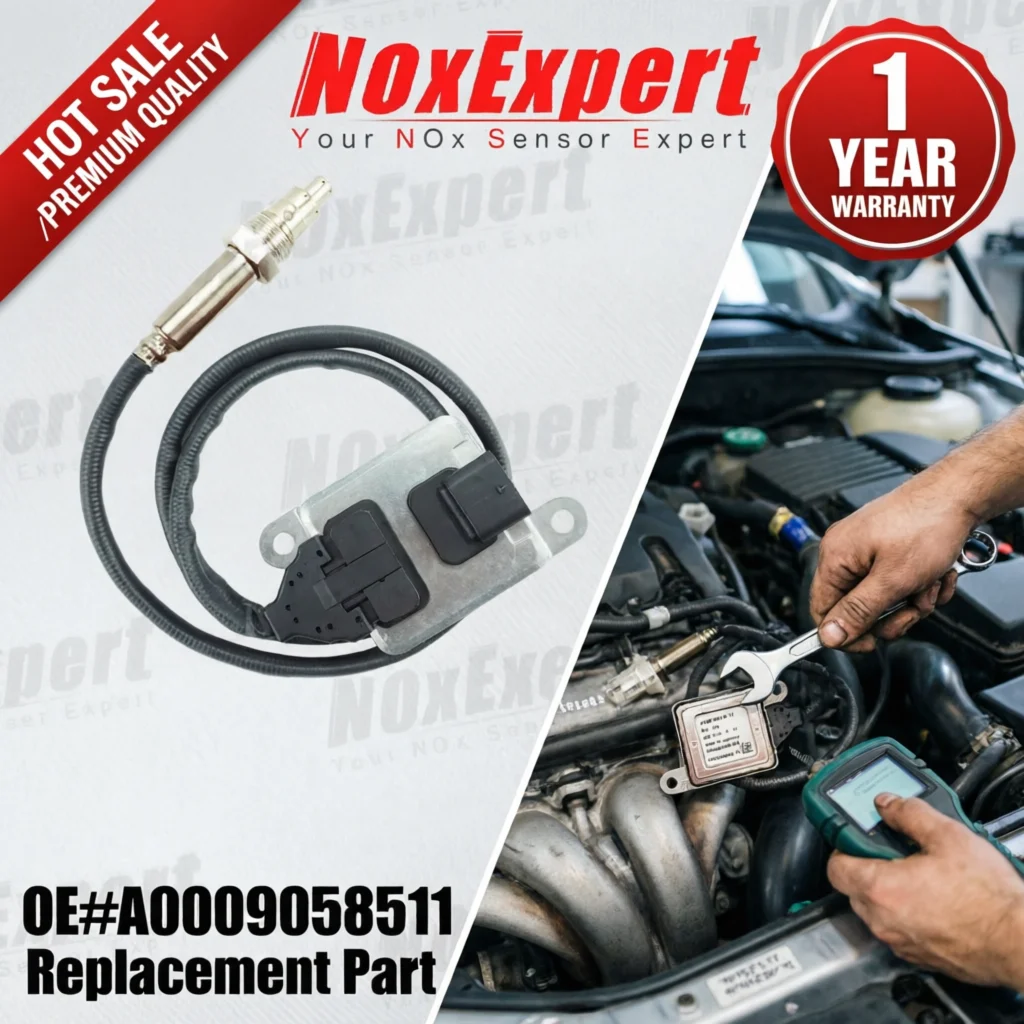 

NOxExpert NOx Sensor A0009058511 for Mercedes-Benz W213 W205 X253 W222 C257 C E S GLC CLS Class Nitrogen Oxide Sensor